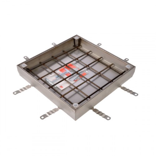 Aco UniFace SS 450x450mm Recessed Base